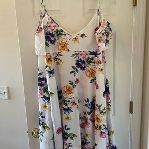 Floral wrap dress